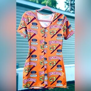 NWOT Backwoods Blunt Wraps Orange Short Romper Women’s SZ Medium